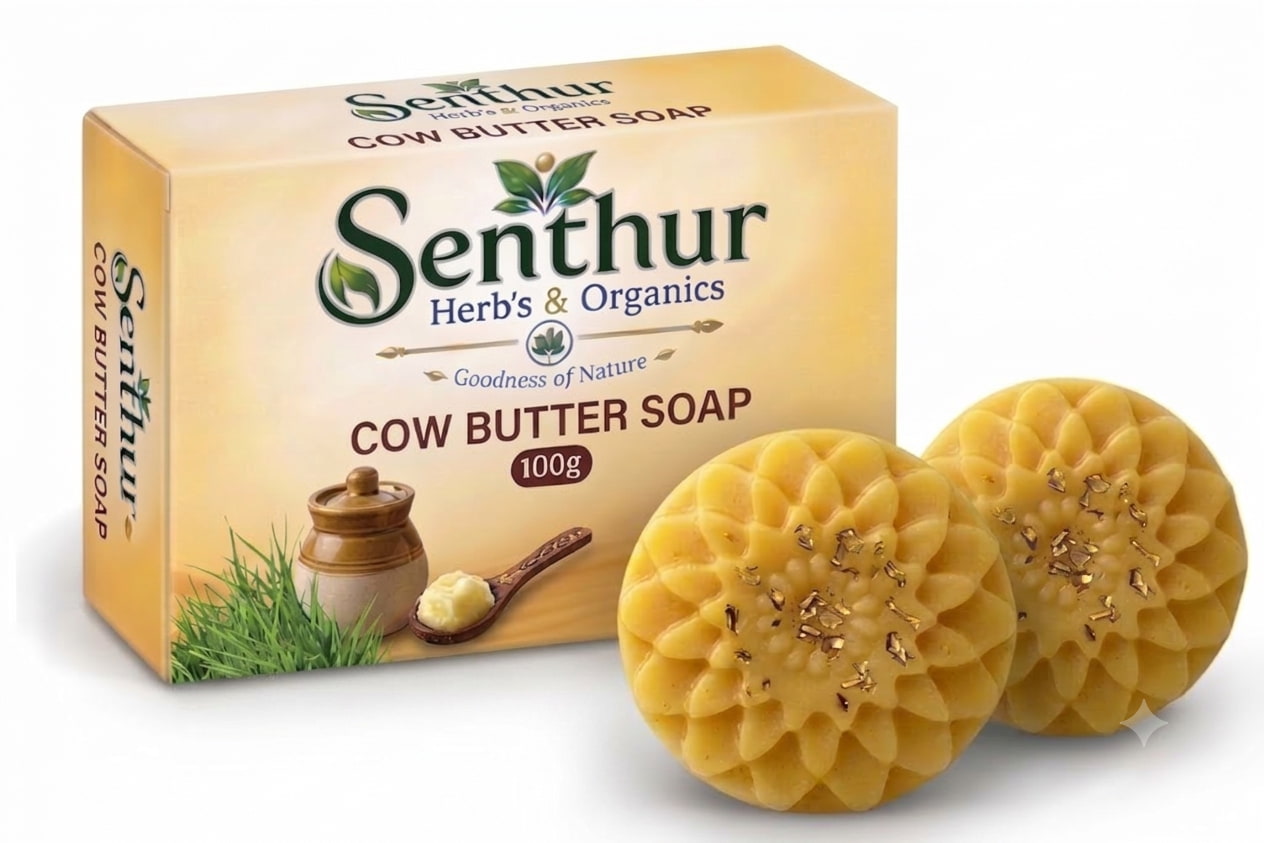 Senthur Herb’s & Organics Cow Butter Soap